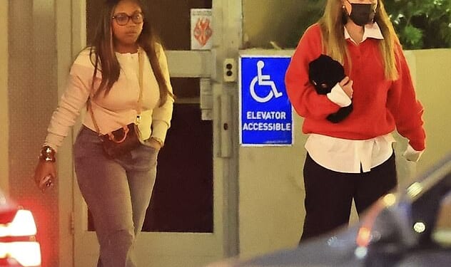 Adele made a rare appearance with her fiancé Rich Paul and his kids as they stepped out for a Christmas party on Thursday evening