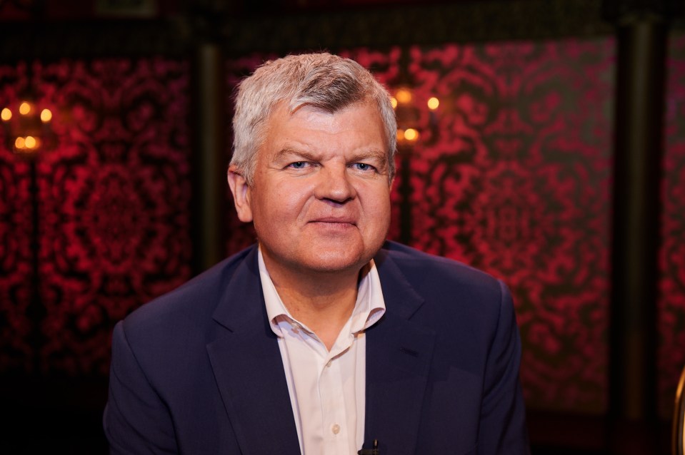 Adrian Chiles from Taskmaster New Year Treat.