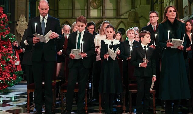 The Princess of Wales's annual carol concert is an unmissable date in the royal diary every festive season. And this year's event (pictured) was no different