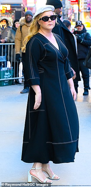 Amy Schumer pictured in February 2024