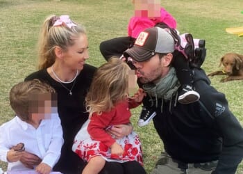 Anna Kournikova and Enrique Iglesias have officially become a family of six after welcoming their fourth child together