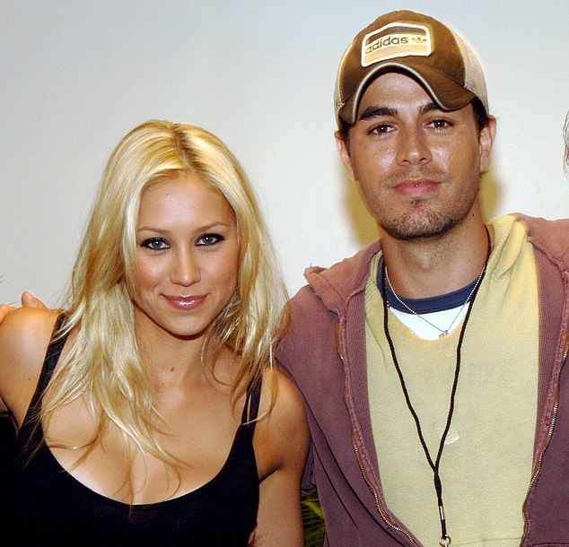 TIglesias, 50, and Kournikova, 44, used Instagram to share a joint post of their brood after welcoming their fourth child nearly two weeks ago; pictured in 2006