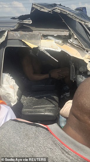 Joshua was a passenger in a black Lexus when it ploughed into a stationary truck on the Lagos-Ibadan Expressway in Makun, Nigeria