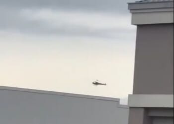 Two helicopters collided midair and crashed near an airport in New Jersey, according to reports