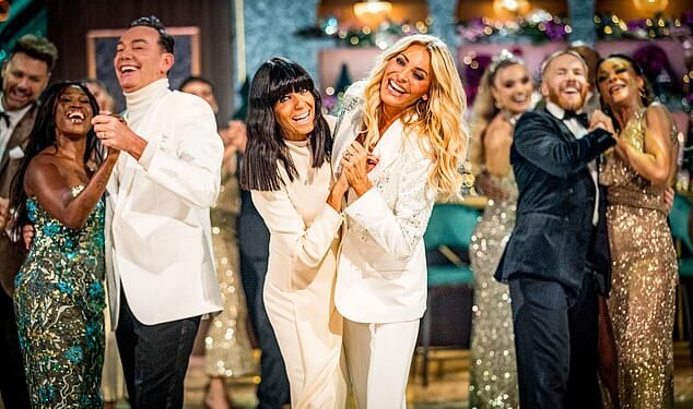 The Christmas special of Strictly Come Dancing marked the final time Claudia Winkleman and Tess Daly hosted the show, and pulled in 4.2 million viewers on Christmas Day