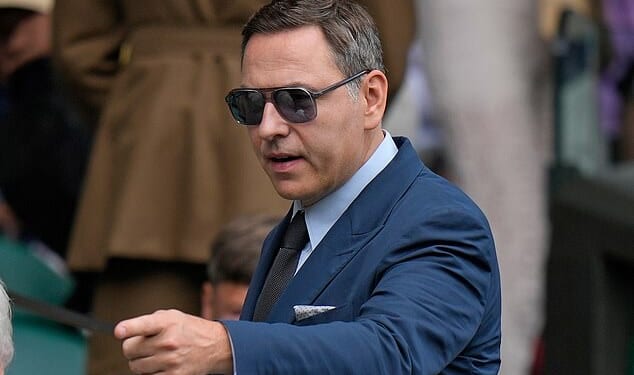 The BBC is coming under pressure to remove David Walliams (pictured at Wimbledon in 2022) from its Christmas television schedule