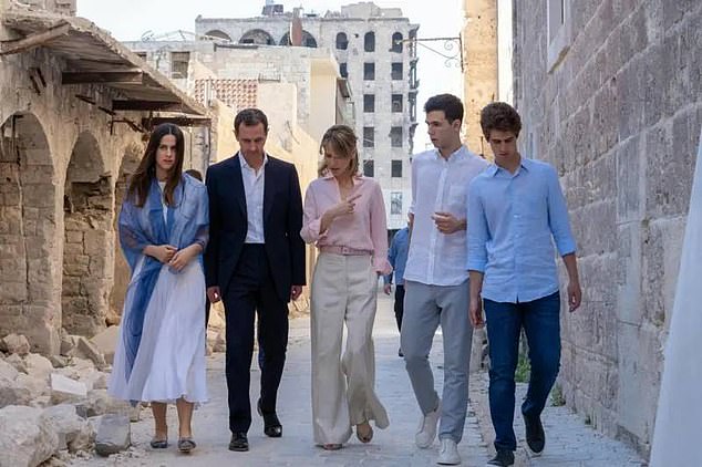 Assad now lives with his cancer-stricken British wife Asma Al-Assad, sons Hafez and Karim, aged 24 and 21, and 22-year-old daughter Zein