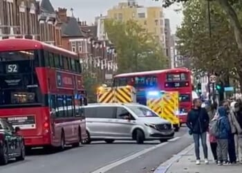 Videos show ambulances getting held up in tailbacks in Queen's Park, London - which campaigners say are triggered by baffling LTN measures