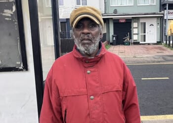 Shakka Phipps, 62, lives in the Essex town of Jaywick but says he 'stays away' if he can - he has said politicians need to put more money into the area