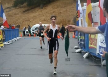 Fox has competed in two half-Ironman competitions and participated in an annual triathlon called Escape from Alcatraz for almost 20 years