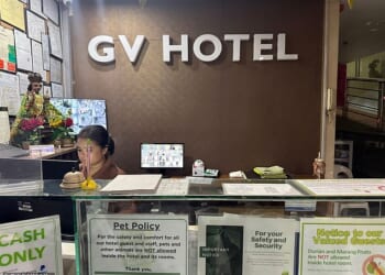 The father and son accused of carrying out the Bondi Beach massacre spent a month staying in this shabby £11-a-night one-star hotel in a red-light district in the Philippines