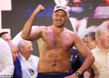 Tyson Fury in Riyadh, Saudi Arabia, in May 2024. Fury and his family have quit the UK and moved to the Isle of Man
