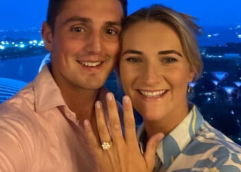 Equestrian centre owner Charlotte Crane, 29, and William Easterby, 31, (pictured) - son of trainer Tim Easterby - had earmarked their special day for June 2024