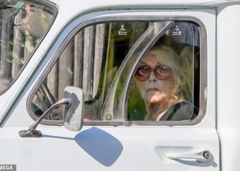 Brigitte Bardot has passed away aged 91. Above: The star in 2023, one of the last times she was pictured out and about