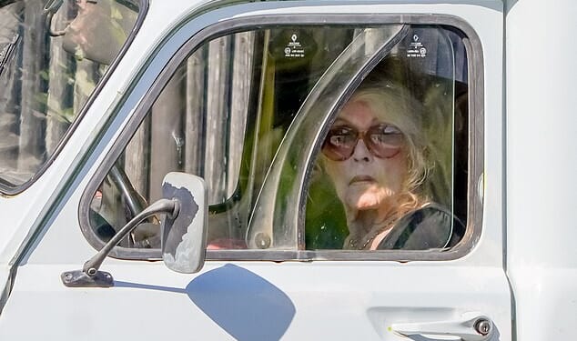 Brigitte Bardot has passed away aged 91. Above: The star in 2023, one of the last times she was pictured out and about