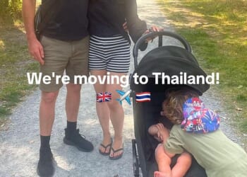 Jasmine Riam, a mum-of-two, recently relocated from the UK to Thailand