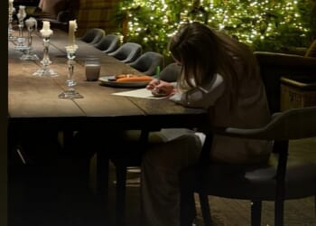 Sitting at the kitchen table of the Beckhams’ Cotswold home, 14-year-old Harper Beckham is busy putting pen to paper. Victoria, shared it with her 33million followers on Instagram, under the caption: ‘Manifesting her wishes'