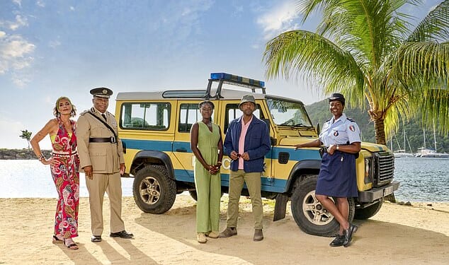 This 90-minute special of Death in Paradise served up a real puzzler... because while the corpse was in the Caribbean, the murder weapon was in Wiltshire
