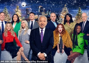 The two-parter of The Celebrity Apprentice was filmed months ago, of course, though its Lapland setting is so Christmassy, even Santa makes a guest appearance.