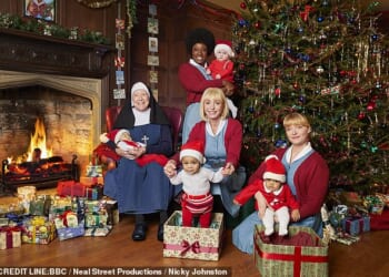 Ronnie and Reggie Kray revered the nuns of Nonnatus House, or so says Dr Turner, in Call The Midwife. And if the boys ever had tried on the protection racket with Sister Julienne ( Jenny Agutter), they'd have got short shrift. Pictured: The show's Christmas special