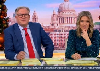Charlotte Hawkins and Ed Balls said goodbye for the final time to a 'much loved' Good Morning Britain co-star on Wednesday's episode of the ITV show