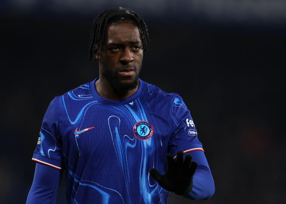 Axel Disasi of Chelsea during the Premier League match.