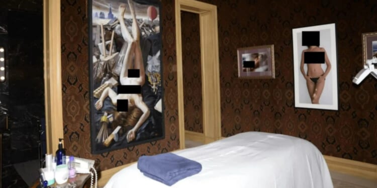 Chilling new images reveal sinister massage room & hidden cameras in Epstein's $77m Manhattan lair where Andrew stayed