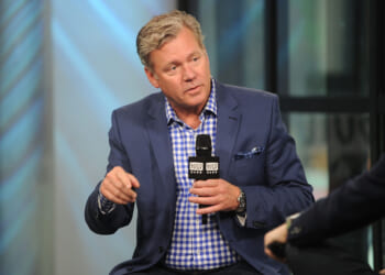 Chris Hansen attends Build Presents Chris Hansen discussing "Crime Watch Daily" at Build Studio on May 9, 2017, in New York City.