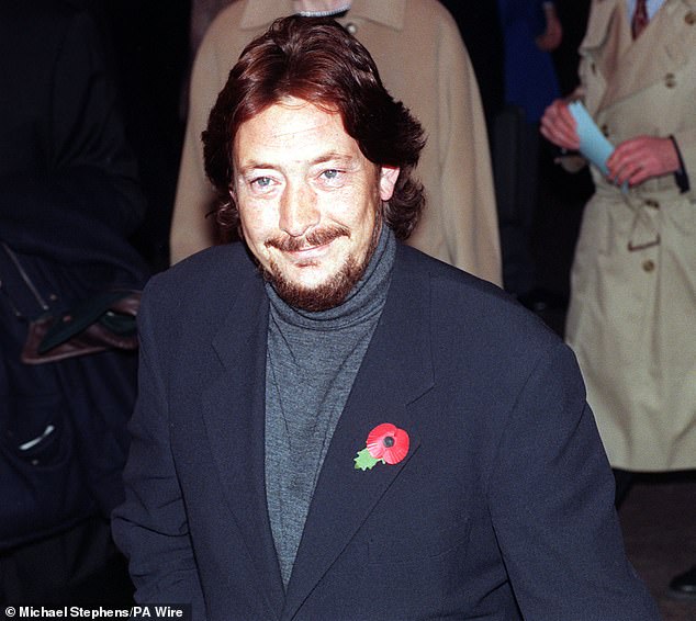Rea arrives at the Odeon Leicester Square for the opening of the London Film Festival in 1996