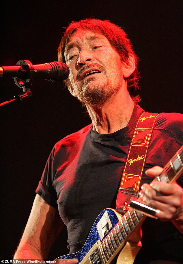 Rea suffered a major health scare during his career when he was diagnosed with pancreatic cancer at the age of 33 (He is pictured in Sheffield in 2012)