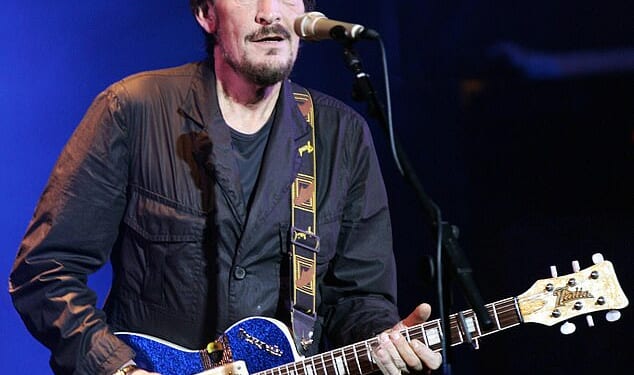 Mr Rea's older sister Camille Whitaker, 79, described the death of the 'Driving Home for Christmas' star (pictured, on his farewell tour, in 2006) as 'tragic' and said the sudden loss had left the family in shock coming so soon after two other deaths, of their brother and then sister