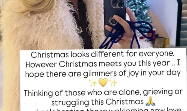 Christine McGuinness, 12, has revealed her daughter Penelope was rushed to hospital on Christmas Eve