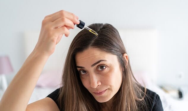 Researchers from Taipei, Taiwan tested a serum combining caffeine, panthenol (a common moisturizer), fibroblast growth factor 7, a protein that supports hair-producing cells, and insulin-like growth factor 1, a protein that promotes follicle development (stock image)
