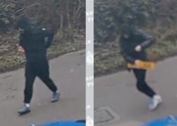 Cops share CCTV of two men dressed in black they want to speak to after pedestrian was hit and killed by car