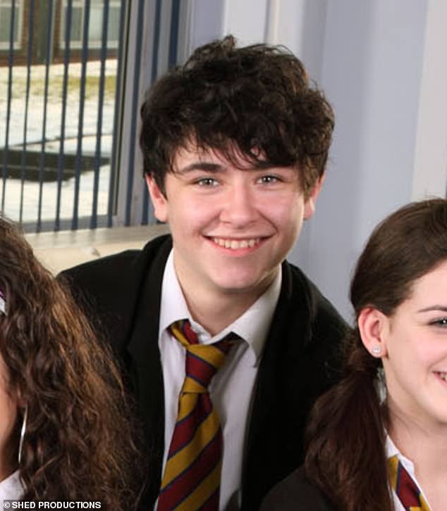 William found on screen stardom as schoolboy Josh Stevenson (pictured) in Waterloo Road between 2009 to 2013