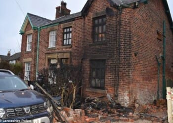 More than £250k of damage was caused to the Withers' home in Lytham St Annes