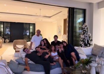Simon Cowell and wife Lauren Silverman share festivities with his ex, Terri Seymour, in Barbados