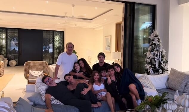 Simon Cowell and wife Lauren Silverman share festivities with his ex, Terri Seymour, in Barbados