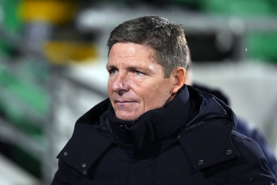 Shelbourne manager Damien Duff on the sideline.