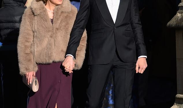 Dan Walker made a rare appearance with wife Sarah as they attended his Strictly co-star Adam Peaty's 'unforgettable' wedding to Holly Ramsay on Saturday