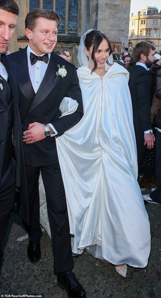 The former Strictly star shared the first glimpse inside the Olympian's 'wonderful' wedding to Gordon Ramsay's daughter Holly, who stunned in a lace gown