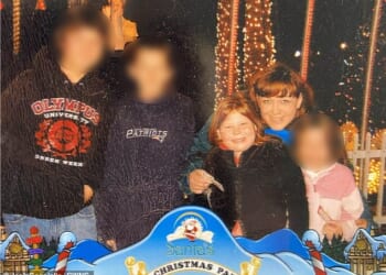 Machelle Hobson pictured with her daughter Jordyn and her siblings