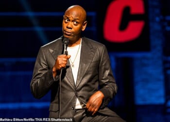 Dave Chappelle called Kirk 'an internet personality' and 'a wholesome white guy' whose death was shocking in his new Netflix special The Unstoppable; pictured in his 2021 film The Closer