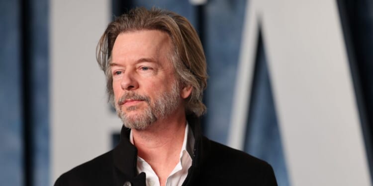 David Spade attends the 2023 Vanity Fair Oscar Party hosted by Radhika Jones at Wallis Annenberg Center for the Performing Arts on March 12, 2023, in Beverly Hills, California.