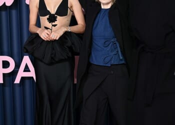 A demonstrator interrupted the Fashion Awards 2025 on Monday when they ran on to red carpet to hold up a PETA sign