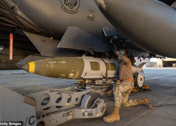 The US launched the air strike after two soldiers were killed in the IS attack. They have been identified as Sgt Edgar Brian Torres Tovar, 25, and Sgt William Nathaniel Howard, 29 (handout image)