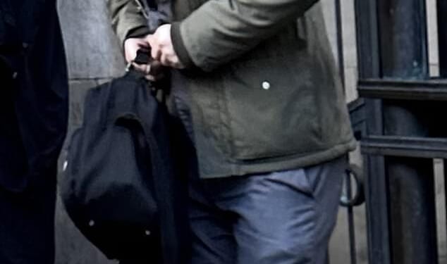 Gary Towsey, 43, arrived at the plush Bonham Hotel in Edinburgh dressed in full Highland regalia, including a kilt, jacket and shoes