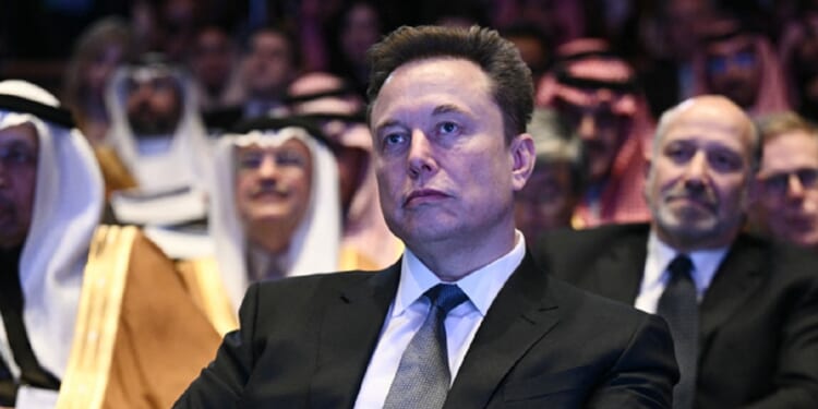 Business mogul Elon Musk, pictured in a November file photo from a U.S.-Saudi investment forum.