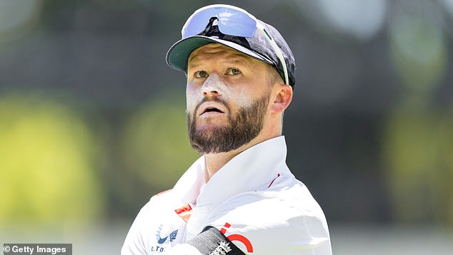 Duckett is pictured in action during day one of the Third Test match in Adelaide, Australia