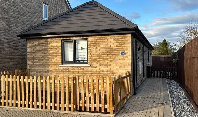 When the Daily Mail visited the 'detached property', neighbours said it resembled a 'doctor's waiting room'